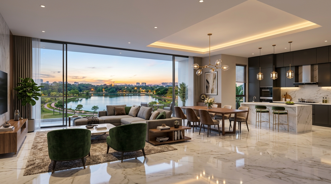3.5 BHK Premium Sky Residence Layout Plan